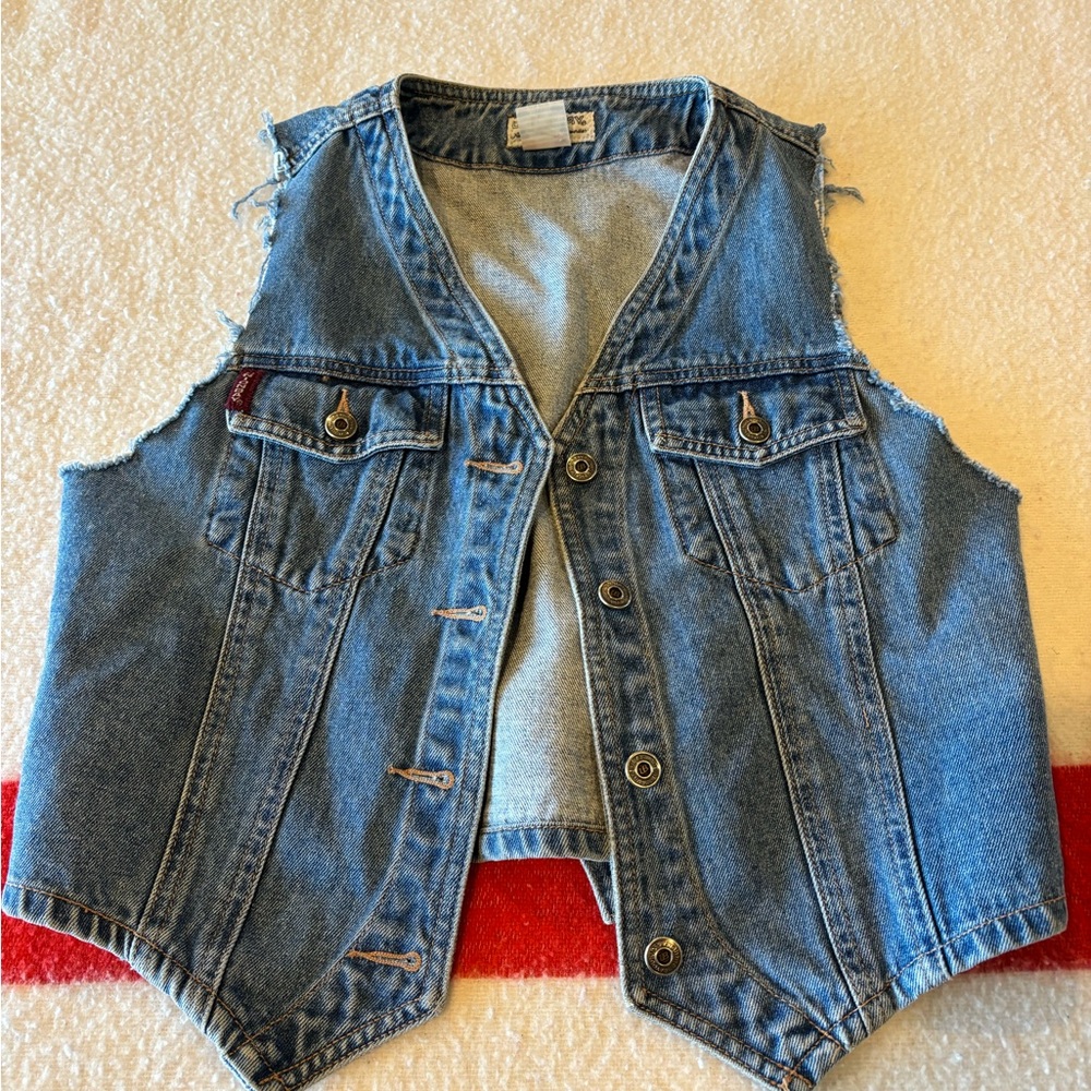 UNIONBAY Light Blue Denim Vest